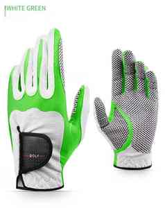 Guantes deportivos personalizados de primera calidad Piel de oveja genuina con características de agarre de mano Cabretta para golf - Product Image 4