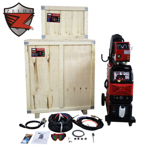 Zelda multifuncional <span class=keywords><strong>MIG</strong></span> MAG MMA soldador todo aluminio inoxidable 4 rodillos reales 3ph 380V DC inversor para soldador <span class=keywords><strong>MIG</strong></span> refrigerado por agua - Product Image 6