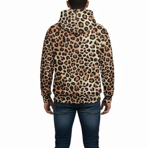 Sudaderas con Capucha con Estampado de Leopardo para Hombre, Nuevo Estilo, Logotipo y Diseño Personalizados, Sudaderas con Capucha para Hombre - Product Image 2