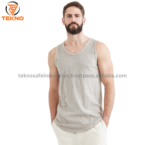 Venta al por mayor logotipo personalizado hombres entrenamiento chaleco secado rápido deportes correr hombres camiseta sin mangas ropa transpirable sin mangas gimnasio Fitness desgaste - Product Image 2