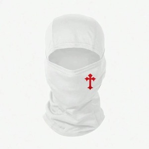 Cagoule avec masque imprimé en croix pour hommes et femmes, cagoule d'extérieur, coupe-vent et crème solaire, 1 pièce - Product Image 5