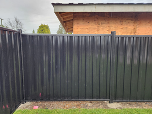 Demir malzeme bahçeleri için taşınabilir gizlilik çit oluklu çelik çitleri özelleştirmek - Product Image 3