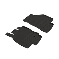 Tapis de sol de voiture toutes saisons en caoutchouc de 2 mm compatibles Volkswagen Golf 7 2013-2017, 5 pièces, sur mesure, imperméables