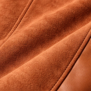Custom Suede <b>Leather</b> Varsity <b>Jacket</b> <b>Brown</b> Letterman <b>Jacket</b> Snap Button Baseball <b>Jacket</b> OEM Private Label Wholesale Supplier - Product Image 5