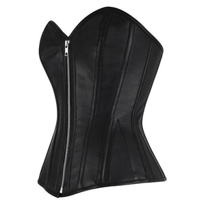Brown Stylish Design Genuine Leather <b>Corset</b> Top Quality Material Made Leather <b>Corset</b> In Different Sizes Top <b>Women</b> <b>Corsets</b> - Product Image 5
