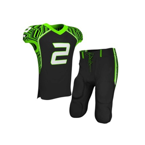 Ensembles de football américain à séchage rapide personnalisables, manches courtes de grande taille avec logo OEM respirant - Product Image 4