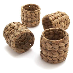 Anillos de Mimbre para Servilletas de Jacinto de Agua al por Mayor, Buen Precio, Anillos Circulares para Servilletas de Comedor - Product Image 4