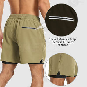 <b>Mens</b> MMA Grappling <b>Shorts</b> <b>Camo</b> Sublimation BJJ No Gi Double Layer Training Fight Wear Durable Lightweight Custom OEM Wholesale - Product Image 4