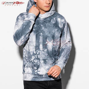 Basics Sudadera con capucha para hombre con estampado de tinte de corbata multicolor y diseño cómodo con capucha Tie Dye Basics Hoodie para hombres - Product Image 2