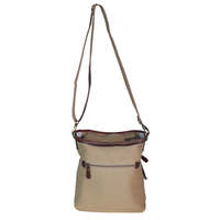 Sac bandoulière vintage bohème en toile et cuir tissé à la main pour femme, avec chaînes, rivets et fermeture éclair, sangle unique