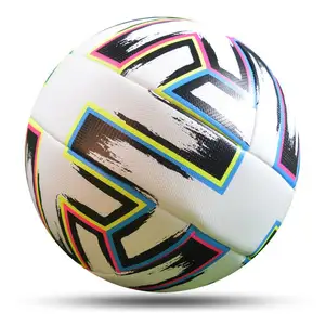 כדור אימון מקצועי עשה pvc כדור אימון מודפס או עיצוב מותאם אישית moq נמוך מחיר זול כדורגל כדור