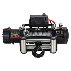 12000Lbs חשמל <span class=keywords><strong>winch</strong></span> 12v ip68 עמיד למים מחוץ לכביש הצלה עם winchs 2 שלט אלחוטי - Product Image 2