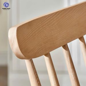 Silla de Comedor Moderna de Madera Maciza de Fresno Escandinavo con Veteado Natural - Ideal para Proyectos de Hogar, Restaurantes y Hoteles - Product Image 5