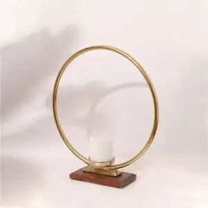 ที่วางเทียนทรงกลม (ทอง) - Product Image 5