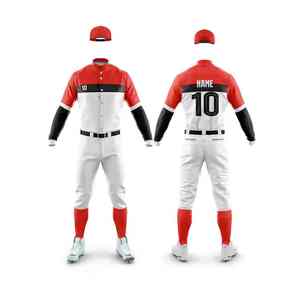 Kunden spezifische Baseball uniform in Premium-Qualität in loser Menge Niedriges MOQ für Sport bekleidung in kunden spezifischer Farbe - Product Image 1