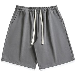 Pantaloncini <span class=keywords><strong>Corti</strong></span> da Uomo in Pile di Cotone 2025, 100% Cotone Felpato, Design Personalizzato, Pantaloncini Semplici per Uomo - Product Image 1