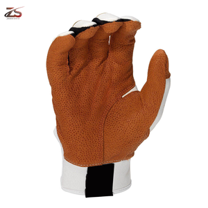 Guantes de bateo de receptor de béisbol Dedo completo Logotipo personalizado Cuero de alta calidad Diseño transpirable Uso al aire libre de Pakistán - Product Image 6