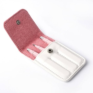 Private Label Acier Inoxydable Satin 4 Pièces Kit de Pinces à Sourcils Instruments de Beauté Pointus Courbés Extension de Sourcils Pince à Épiler - Product Image 6