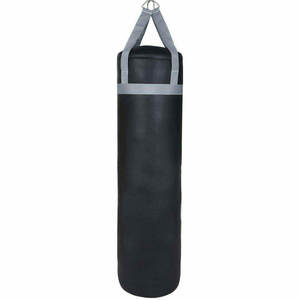 Sac de frappe professionnel en cuir robuste avec remplissage de sable, poids de 90 kg, tailles personnalisables - Product Image 1