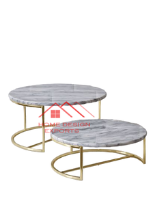 Tapa de mármol blanco con soporte de pastel de Base de madera para el hogar hotel boda Eventos Decoración uso soporte de exhibición de pastel de mármol - Product Image 3