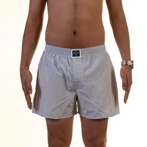 Ropa interior cómoda de alta calidad con logotipo personalizado al por mayor de algodón a cuadros Calzoncillos bóxer para hombre hechos en Turquía - Product Image 5