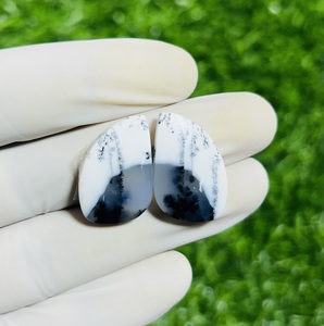 ขายส่งจำนวนมาก Dendrite โอปอลคู่ Cabochon คริสตัลอัญมณีสำหรับทำเครื่องประดับรูปร่างผสมแฟนซีต่างๆ - Product Image 3