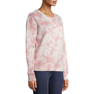 Sweat-shirt en molleton de coton pour femmes à manches longues automne hiver pull avec logo personnalisé sweat-shirt à prix bon marché vente en gros - Product Image 2