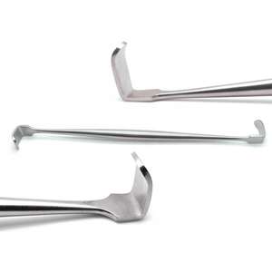 Retractores de mano Ragnell Devis, ganchos médicos de acero de alto grado de 5,5 \ "para retractor de cirugía venosa, potencia Manual para sala de operaciones - Product Image 6