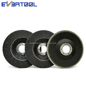 Disco de Lijado Abrasivo de Carburo de Silicio EVERTOOL con Respaldo de Tela Flexible y Láminas Angulares Especiales - Product Image 2