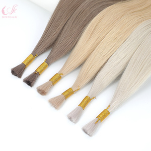 Diseño de Logotipo Gratuito, Gran Stock, Cabello Humano Virgen Remy Kinky a Granel para Salón Profesional, 100g, Doble Mecanizado - Product Image 6