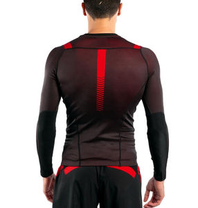 Mma เสื้อยืด Jiu Jitsu BJJ rashguard ผู้ชายคิกบ็อกซิ่งชุดกีฬา MMA เสื้อยืดมวยไทยกางเกงขาสั้นมวยไทยชุดป้องกันผื่น - Product Image 4