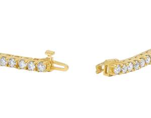 Womens Tennis <b>Bracelet</b> in 925 <b>Sterling</b> <b>Silver</b> VVS Moissanite Diamond Luxury Jewelry For Everyone Occasion - Product Image 4