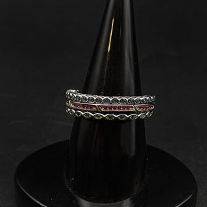 HE-anillo de compromiso de Plata de Ley 925, joyería de 18 K - Product Image 1