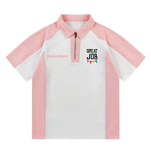 Polo de Golf para Hombre de Alta Gama Personalizado 100% Algodón Transpirable y Suave con Logo Bordado Patrón Sólido Cuello en Contraste - Product Image 2