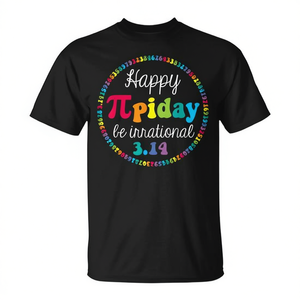 Feliz Día de Pi 314, sé irracional, camiseta linda para profesores de matemáticas - Product Image 2