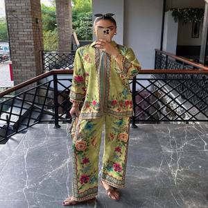 VASTRA COTTAGE Costume pakistanais en mousseline pour femmes, imprimé numérique et broderie lourde, prêt à porter, doublure en coton, vêtements ethniques - Product Image 4