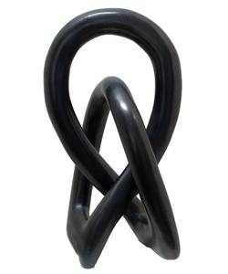 Objet décoratif unique en métal noir de haute qualité, parfait pour les espaces industriels et modernes urbains, en provenance d'Inde - Product Image 4