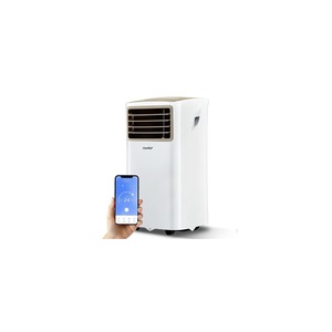 Aire Acondicionado Portátil de 9000 BTU con Control por Aplicación WiFi Inteligente, 3 en 1: Ventilador, Deshumidificador, R290, Temporizador de 24h, Función Follow Me, para Habitaciones de hasta 33m2 - Product Image 1