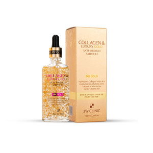 [Clínica 3W] COLLAGEN y ampolla antiarrugas de oro de lujo de 24K 100mL-Distribuidor de cosméticos coreanos/Proveedor de cosméticos Coreanos - Product Image 4