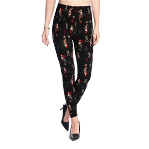 Nueva llegada 2024 verano mujeres mallas personalizadas mujeres pantalones de cintura alta pantalones de calle de franela mujeres invierno pantalones casuales OEM - Product Image 2