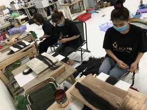 Chưa Qua Chế Biến Trinh Nữ Tóc Con Người Việt Nam Miến Điện Nguyên Lớp Biểu Bì Phù Hợp Ý Curl Siêu Sóng 30 Inch Kéo Dài Chiều Dài Curl - Product Image 6