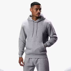 Top qualité 2025 meilleure vente nouveau design bouffée impression boxy fit plaine jogging formation vêtements décontractés à capuche pour hommes - Product Image 1