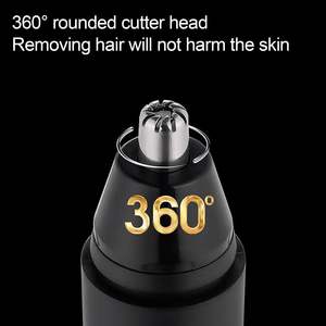 Tondeuse électrique portable pour poils de nez pour hommes, usage domestique, camping-car, garage, appareil de toilettage des poils du visage, alimenté par batterie USB, en plastique - Product Image 3