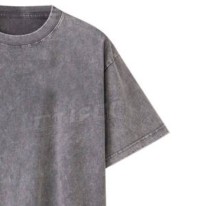 T-shirt délavé à l'acide de haute qualité pour hommes, design personnalisé, dernier style, tenue décontracté - Product Image 3