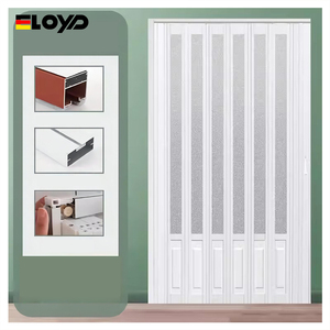 Eloyd Upvc Balcon Porte coulissante française pour Upvc Porte <span class=keywords><strong>en</strong></span> aluminium Fenêtre Salle de bain Porte pliante Surface finie pour cuisine Maisons - Product Image 3