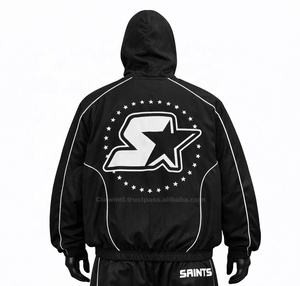 Chaqueta Cortavientos Deportiva Reversible Ligera con Capucha, Tallas Grandes, Personalizable, Superventas 2026, 100% Algodón - Product Image 3