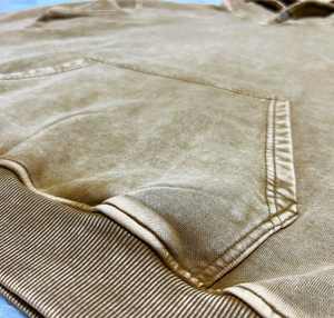 Sudadera con capucha desgastada lavada con ácido para hombre, estampado de patrón de invierno, lana suave, Material de poliéster/algodón, MOQ bajo para suministro al por mayor - Product Image 2