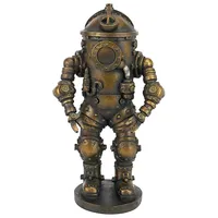 Casque Nautique Antique en Laiton Massif Poli, Cadeau de Collection Premium