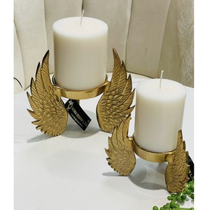 Fancy Design Metal <b>Candlestick</b> Holders Electroplated Gold <b>Black</b> Base T Light Candle Holder for Home and garden Decoration - Product Image 6