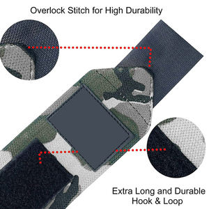 Muñequeras Deportivas Sublimadas Premium de Alta Calidad, Transpirables y Ajustables, para Soporte de Muñeca en Entrenamiento de Levantamiento de Pesas y Estabilidad - Product Image 4